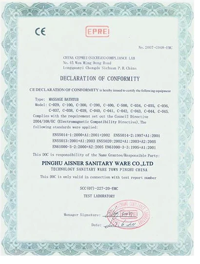 Our Certificate Our Certificate